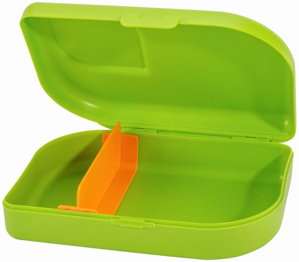 Montert Matboks med skillevegg 18,5×12,5×5 cm, sukkerrør med mat