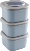 Matboks sett 3-deler Food to go 750 ml blå - Sunware forfra