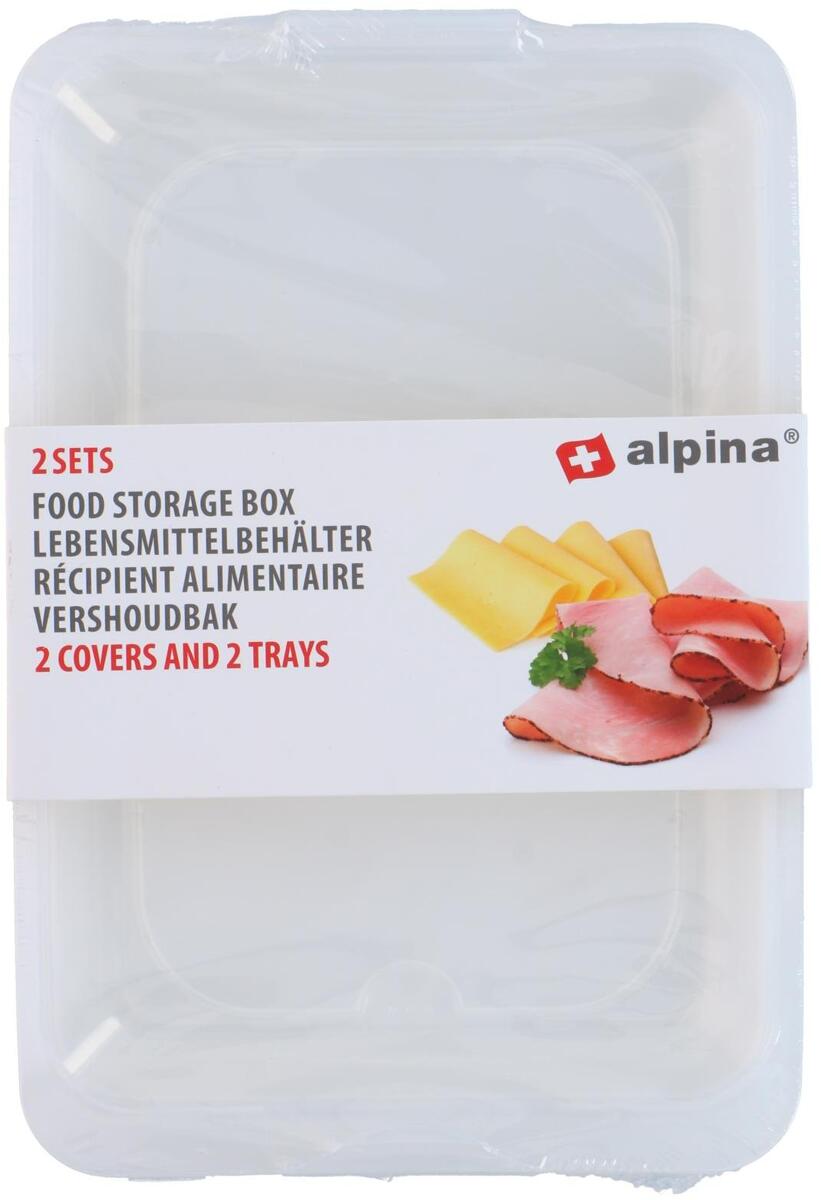 Matbokser 2-pk 170x248x35mm i kunststoff - Alpina bakside