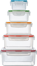 Matbokser Classic Box sett 5 deler lufttett - Lock & Lock for sikker matoppbevaring