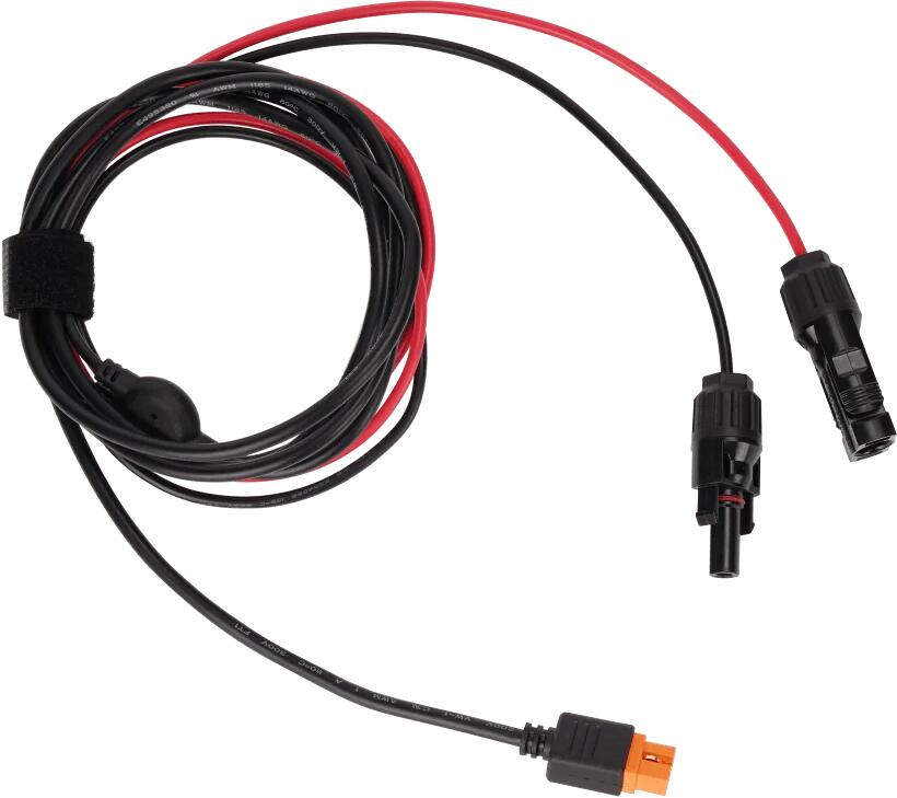 MC4 til XT60i tilkoblingskabel for solpanel 2,5 m Ecoflow forfra