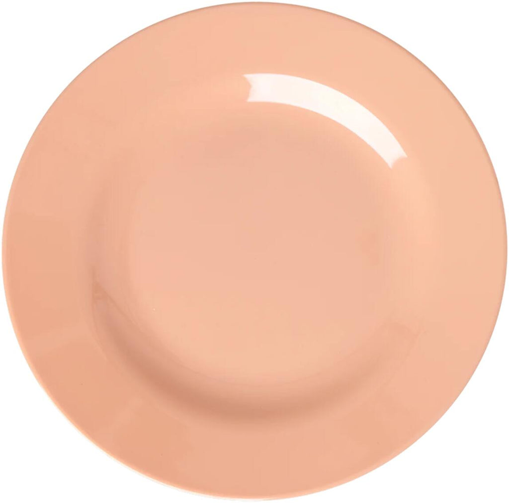 Bakside av Melamin desserttallerken Glory Days Colors 6-pakning