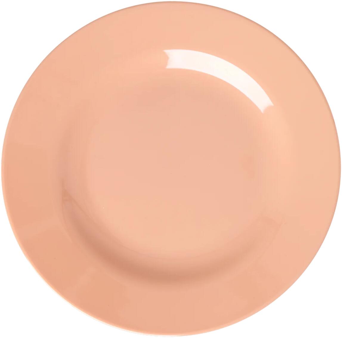 Bakside av Melamin desserttallerken Glory Days Colors 6-pakning