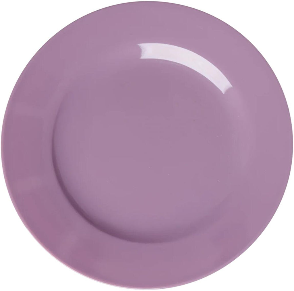 Nærbilde av Melamin desserttallerken Glory Days Colors 6-pakning kant