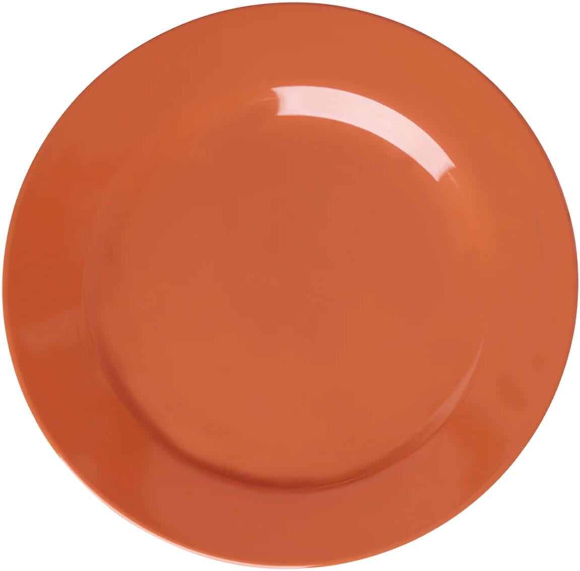 Flerfargede Melamin desserttallerken Glory Days Colors 6-pakning stablet