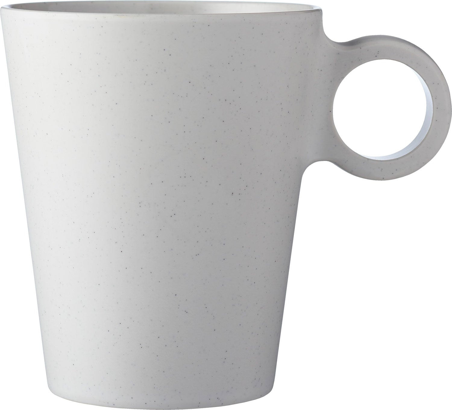 Melamin kopp med hank 300 ml Bloom Pebble White Mepal for camping og utendørsbruk