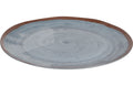 Melamin middagstallerkener 4-pack 27,6 cm grå/brun sett forfra