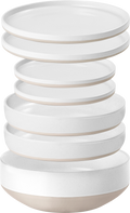 Melamin servicesett 6in1 Odette 7 deler plassbesparende forfra