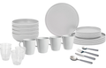 Melamin servicesett All Inclusive Dolomit 36 deler med boks - Brunner forfra