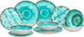 Melamin servicesett Boho Dream 12 deler for 4 personer forfra