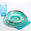 Melamin servicesett Boho Dream 12 deler for 4 personer bakside