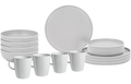 Melamin servicesett Dolomit Lunch Box 16 deler hvit forfra