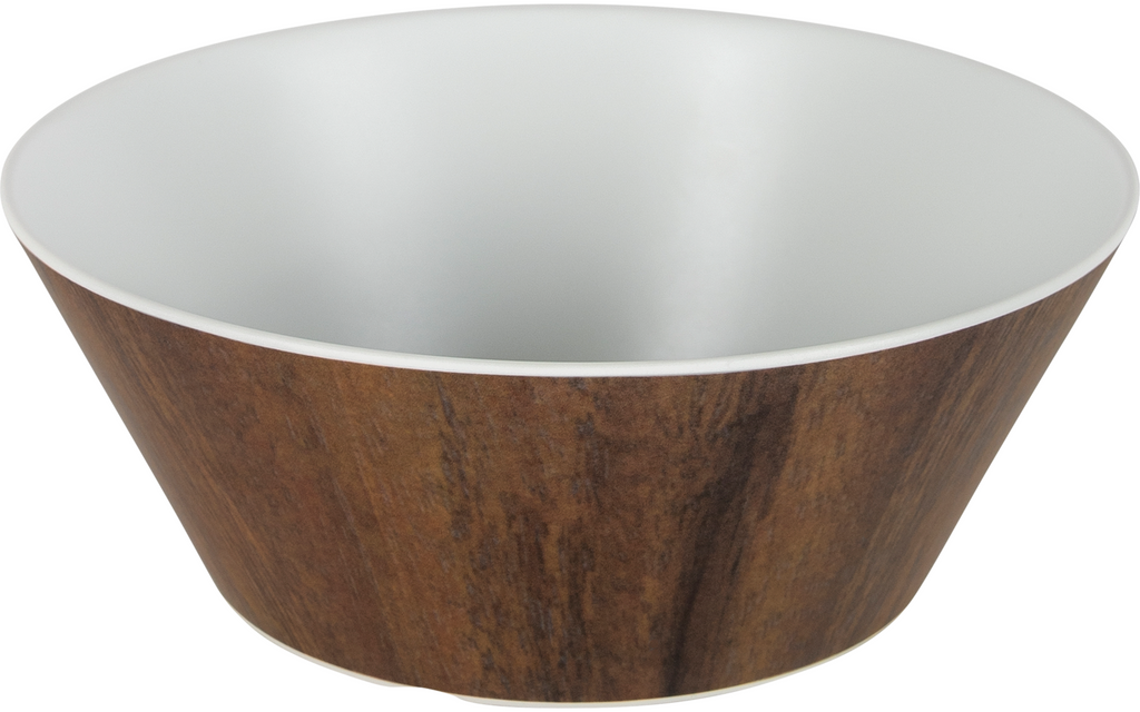 Melamin servicesett Nature Line Wood 16-deler for 4 personer montert