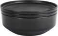 Melamin servicesett 6-i-1 Odette Double Black 7 deler - Brunner forfra