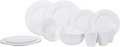 Melamin servicesett Royal Line 16 deler hvit 3 kg Gimex forfra