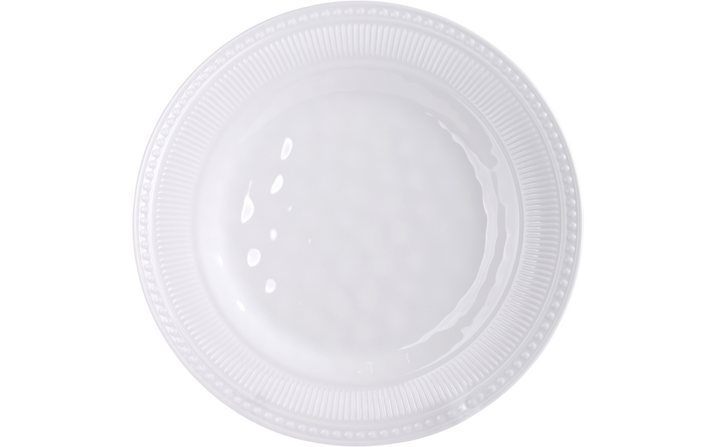 Melamin servicesett Royal Line hvit 16 deler bakside