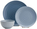 Melamin servicesett Shades of Blue 12 deler uten kopper forfra