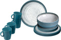 Melamin servicesett Tuscany Lunch Box 16 deler for 4 personer fra Brunner sett forfra