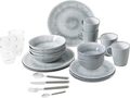 Melamin servicesett All Inclusive VIP Pearl 40 deler forfra