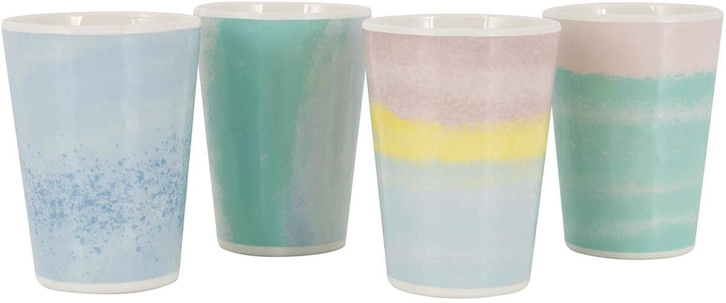Melaminkopp Barfleur 4-pk 600 ml pastellfarger - Bo-Camp forfra