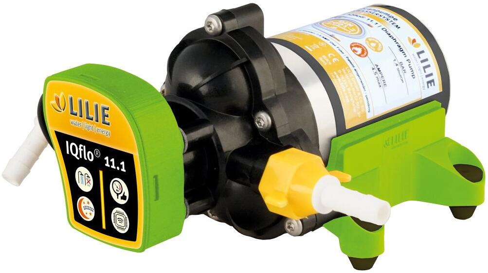 Membranpumpe IQflo 11.1 12V 10 l/min 2,4 bar - Lilie forfra