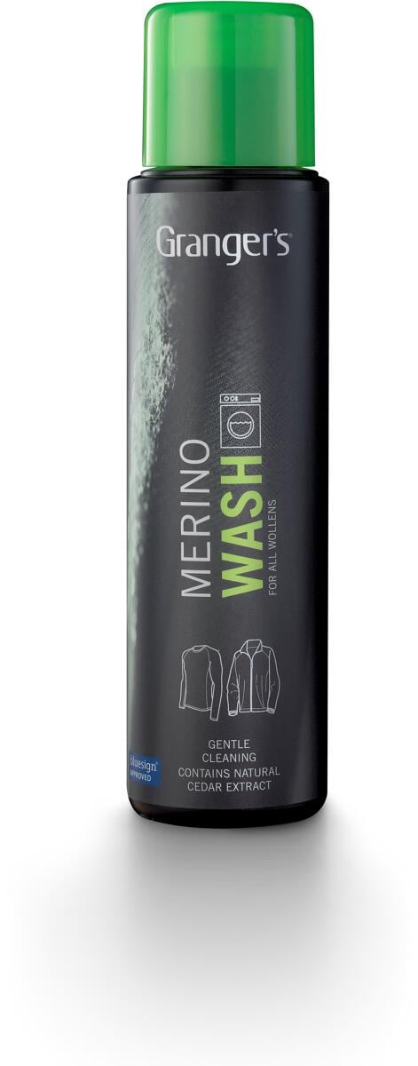 Merinoull-vaskemiddel med sederoljebeskyttelse 300 ml - Grangers flaske