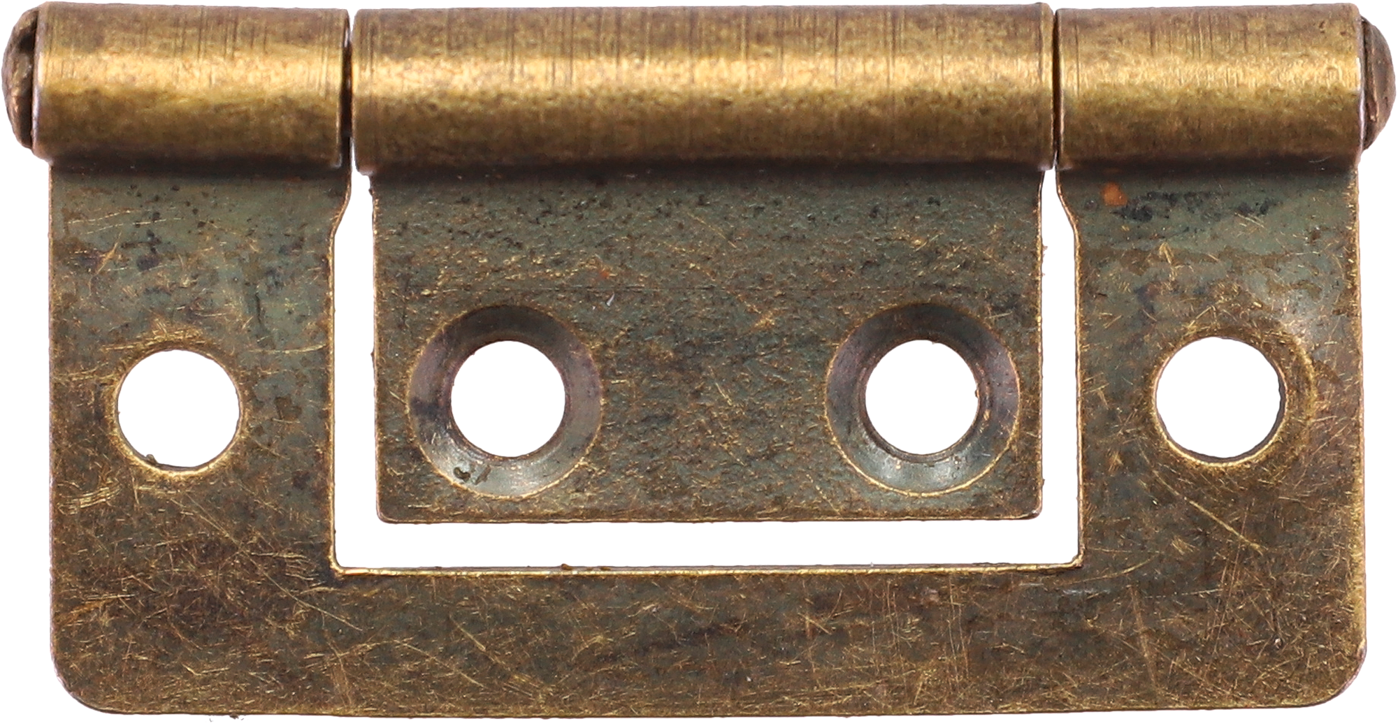 Metallhengsel 2er-sett for dører og luker 3,8 x 2,1 cm forfra