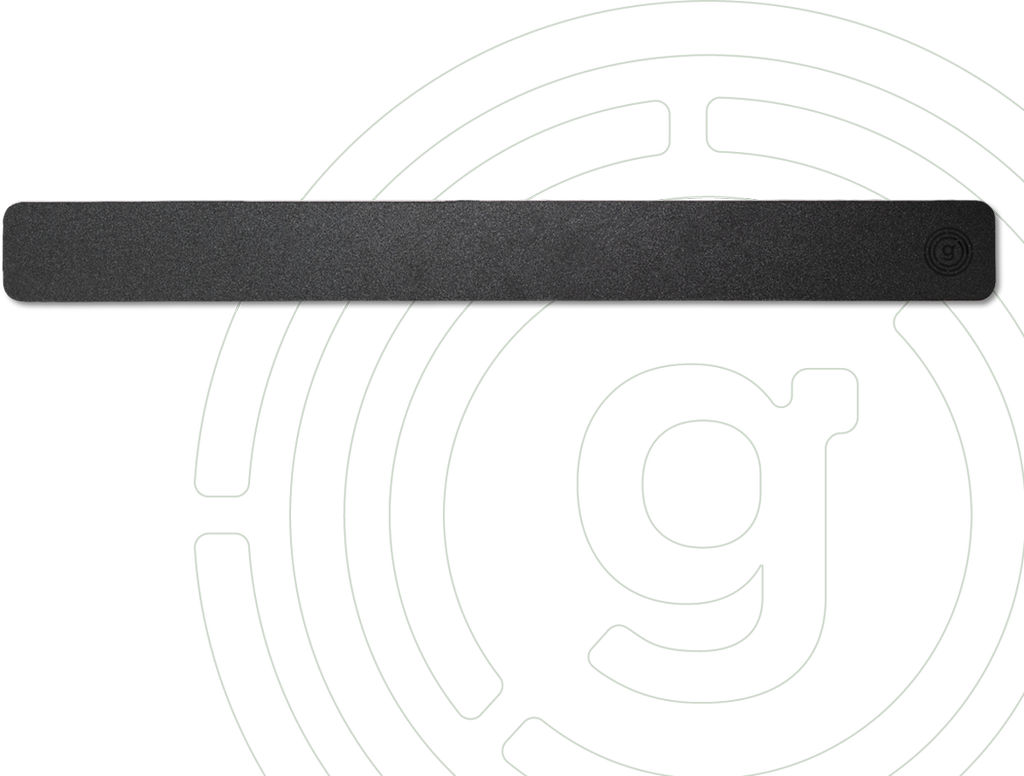Metallist med 3M klebeside 50 cm svart - Gelmags forfra