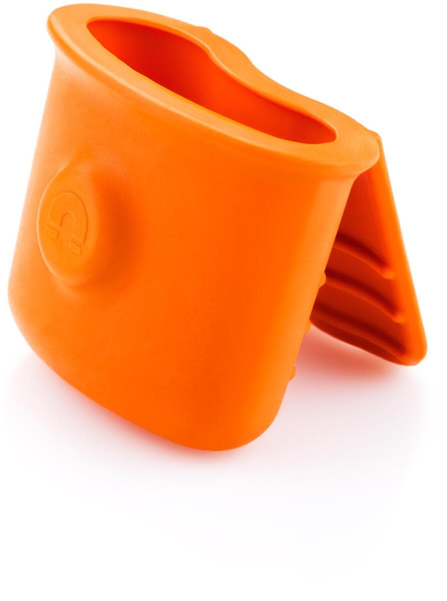 Microgripper grytegriper i silikon, magnetisk, oransje forfra