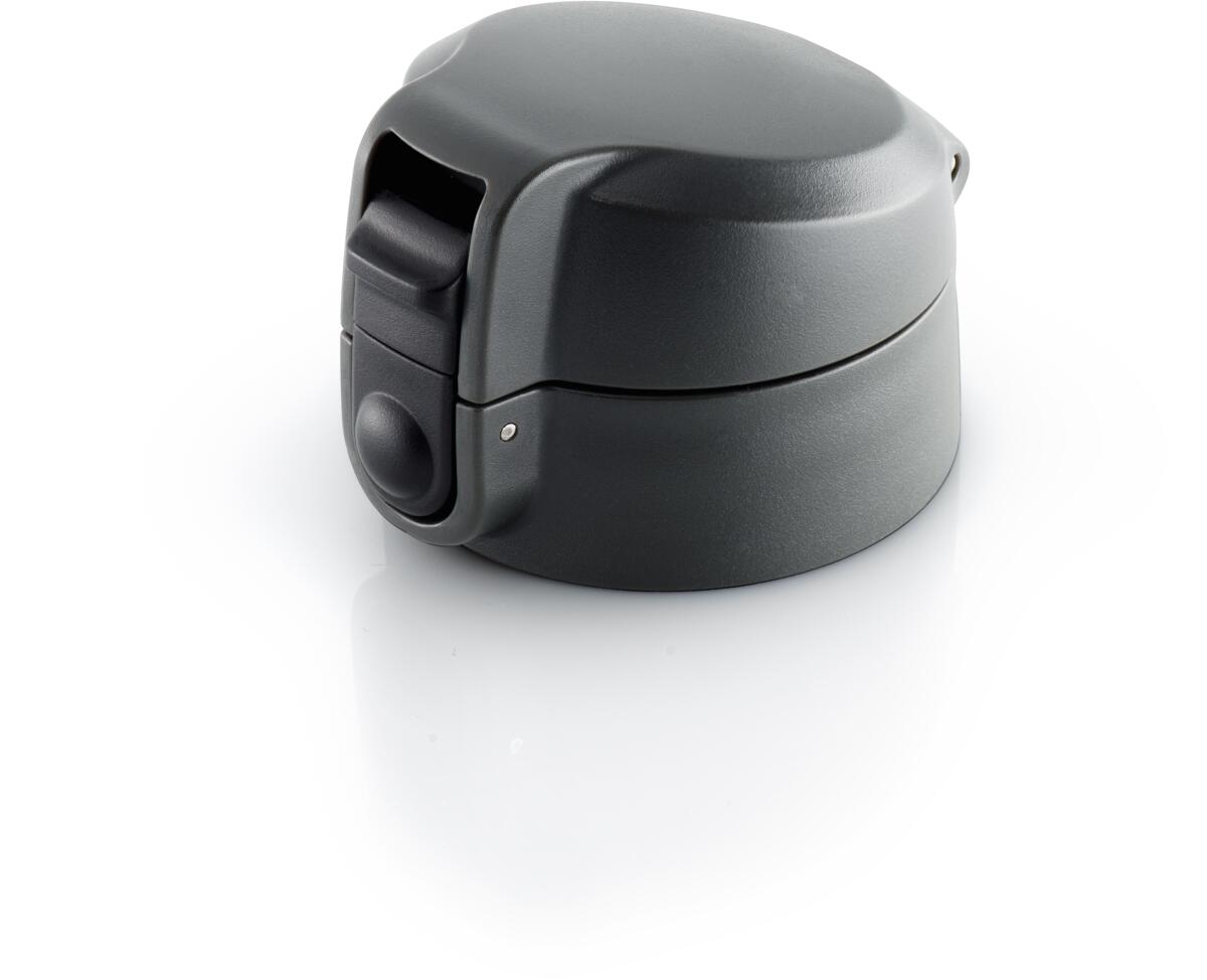 Microlite 500 Flip reservelokk for 350/500 ml flasker grå forfra