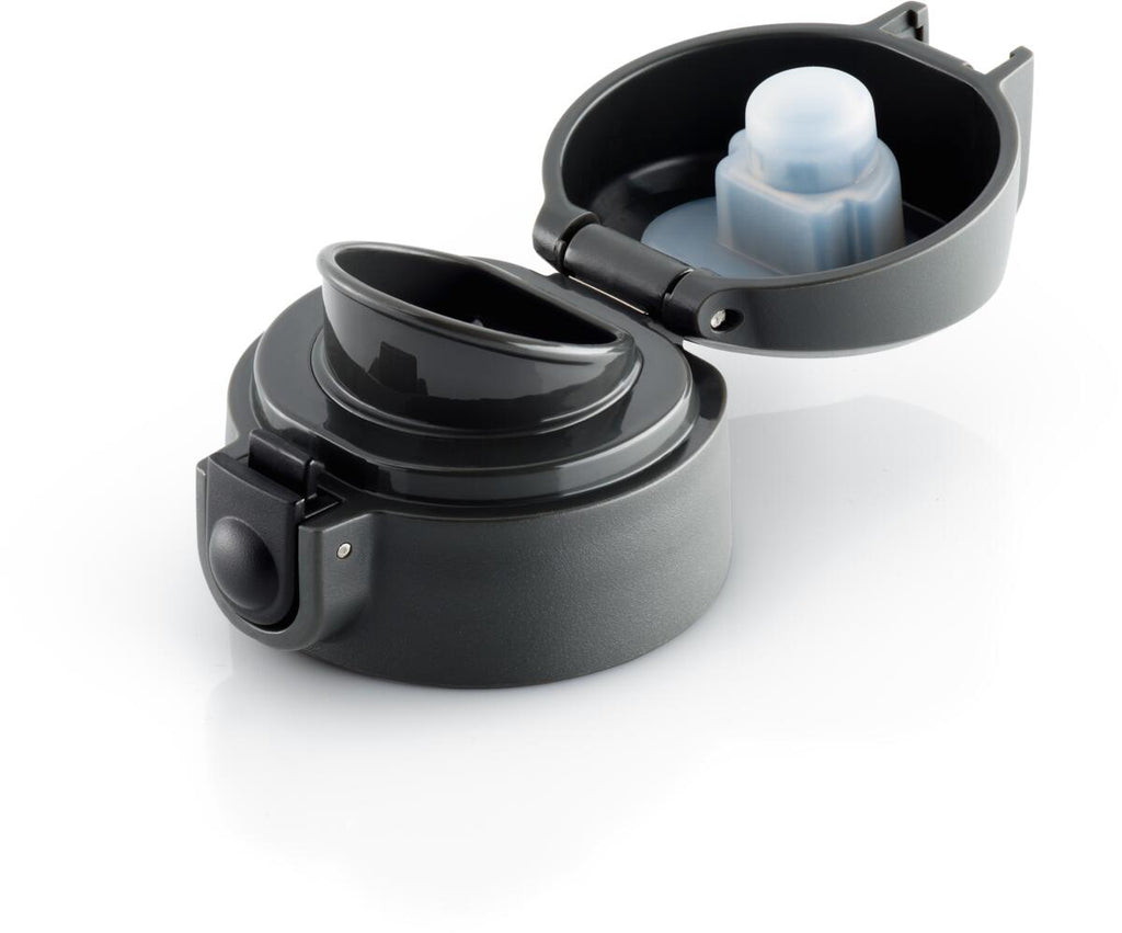 Detaljbilde av Microlite 500 Flip reservelokk grå montert