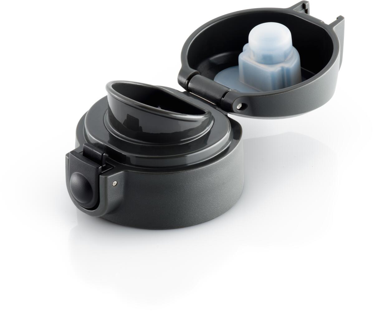 Detaljbilde av Microlite 500 Flip reservelokk grå montert