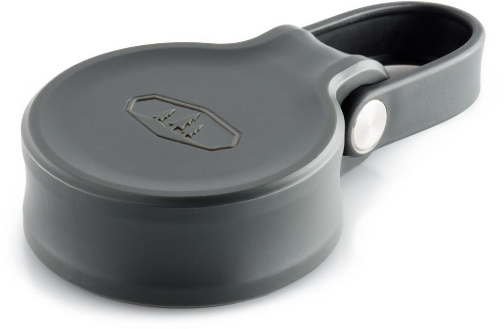 Microlite 500 Twist reservelokk for 350/500 ml flasker grå forfra
