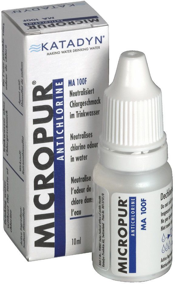 Micropur Antichlor MA 100F klorfjerner 10 ml for 100 l flaske