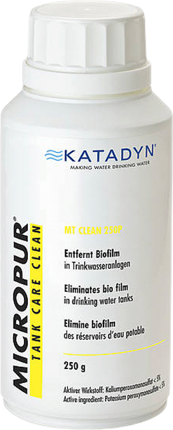 Micropur Tankline MT Clean 250P tankrengjøring pulver Katadyn forfra