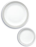 Middagstallerken Mystic Gray i Vitrelle glass forfra