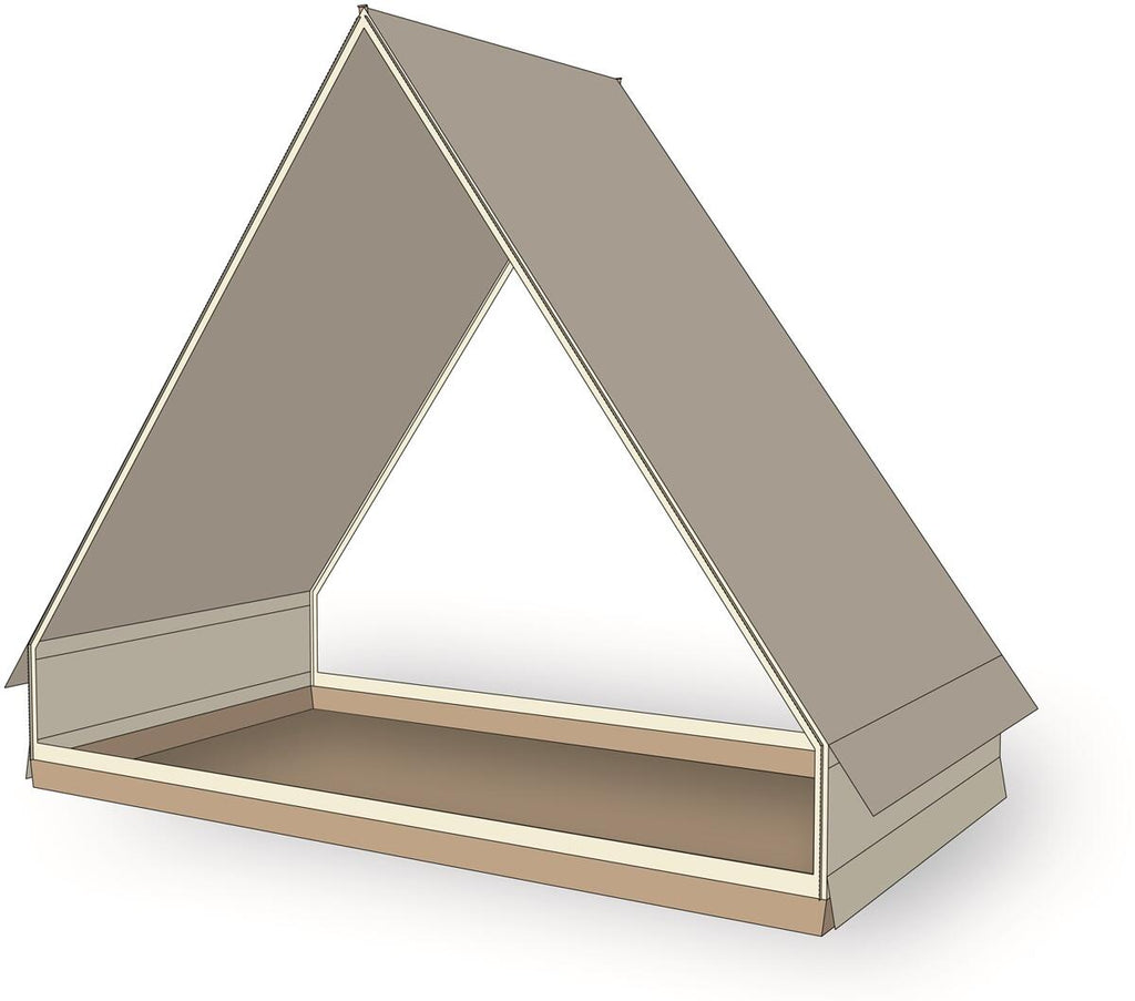 Midgard forbindelsestelt i teknisk bomull 240x206 cm bakside