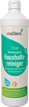 mikrobiologisk rengjøringsmiddel 1 liter, pH-nøytral - awiwa flaske