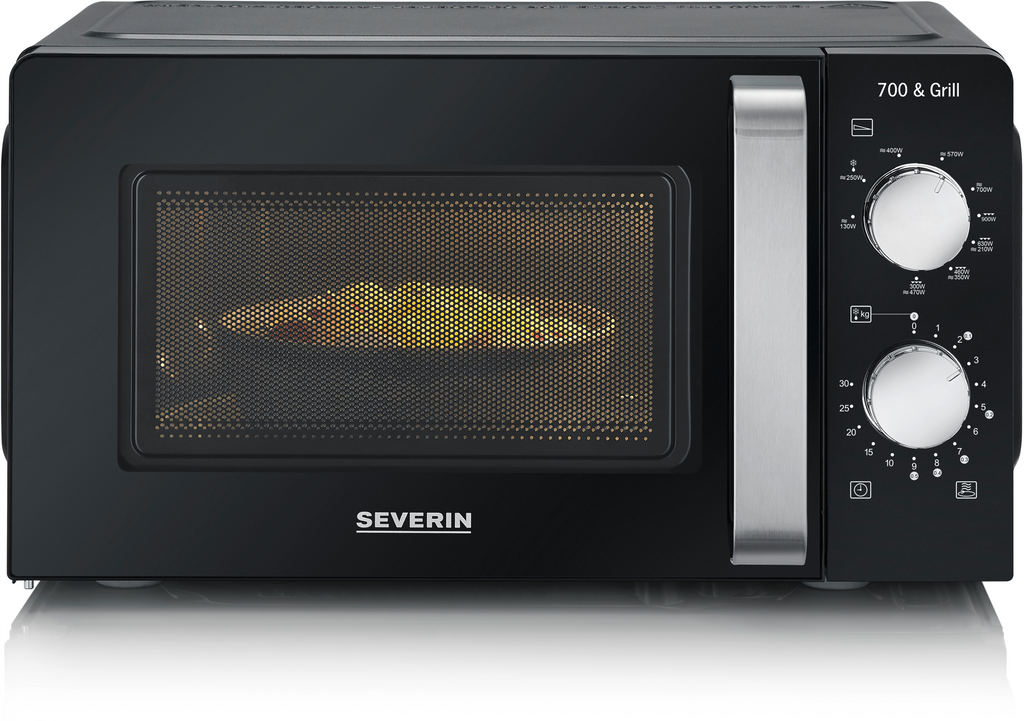 Mikrobølgeovn med grillfunksjon MW 7781 17 liter 700W - Severin forfra