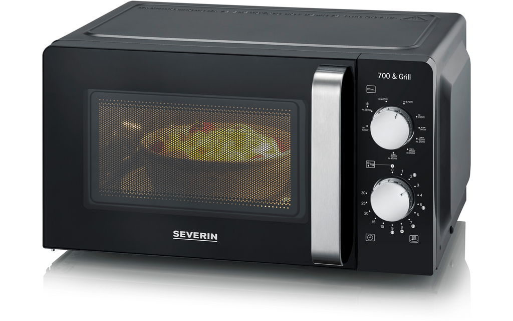 Mikrobølgeovn med grillfunksjon MW 7781 17 liter 700W - Severin bakside