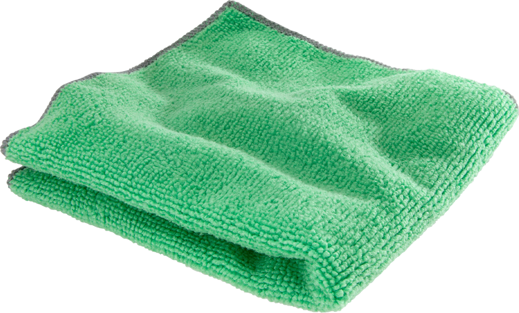 Mikrofiberklut antibakteriell 30 x 30 cm grønn forfra