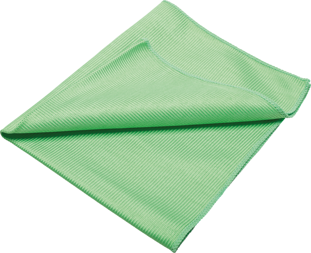 mikrofiberklut for vinduer og speil stripefri 50 x 40 cm zielonka forfra