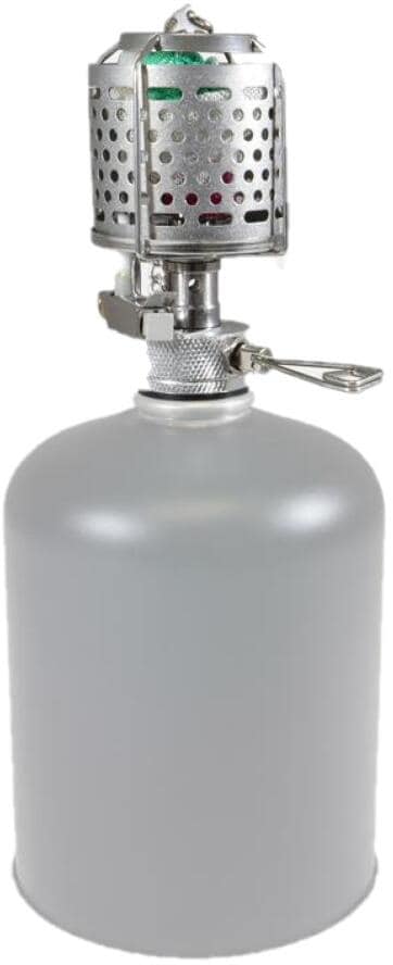 Bakside av Mini gasslykt 600W med piezotenning Origin Outdoors