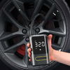 Mini kompressor med batteri 10 bar LED USB-C - IWH detalj av LED-lys