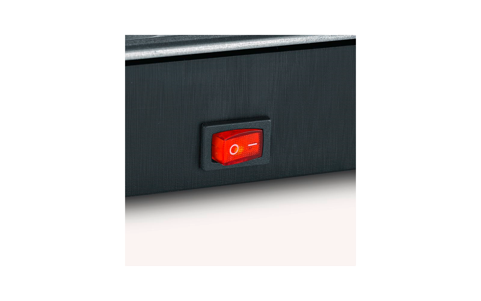 Nærbilde av Mini raclettegrill RG 2370 panner og varmeelement