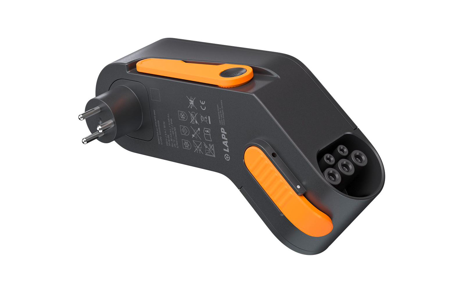Mobil elbillader Mobility Dock Danmark Type 2 1-fase 6 A 1,4 kW - LAPP