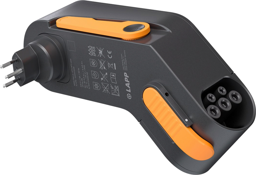 Mobil elbillader Mobility Dock Sveits Type 2 forfra
