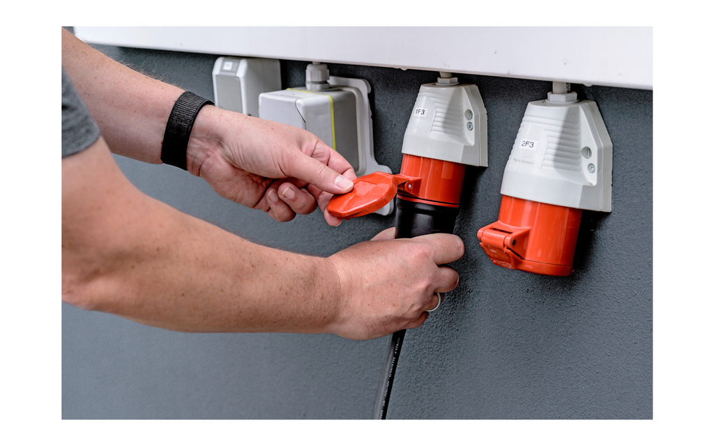 Transportveske til Mobil EV-lader Typ 2 CEE 11 kW 8 m kabel med display