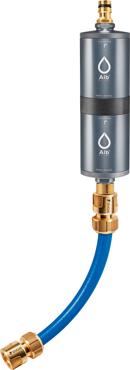 Mobil Fusion Active og Nano drikkevannfilter camping-sett med koffert for rent vann på tur