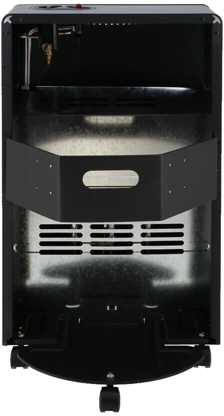 Detalj av kontrollpanel på Mobil gassvarmeovn MRK-100 4,2 kW, 50 mbar, svart